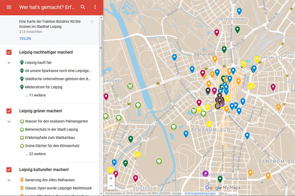 Die Leipzig-Karte der Grünen-Fraktion. Screenshot: L-IZ