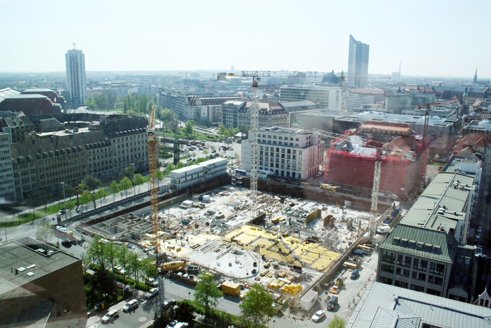 Blick über Leipzig. Foto: Ralf Julke