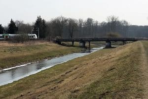 Die alte - viel zu enge - Brücke über die Nahle. Foto: Heiko Rudolf