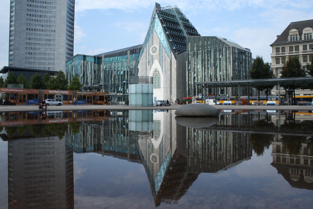 Campus der Uni Leipzig am Augustusplatz. Foto: Ralf Julke