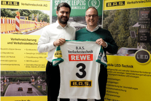 DHfK-Gesch&auml;ftsf&uuml;hrer Karsten G&uuml;nther und B.A.S.-Vorstand Ralph Goerres. Quelle: SC DHfK