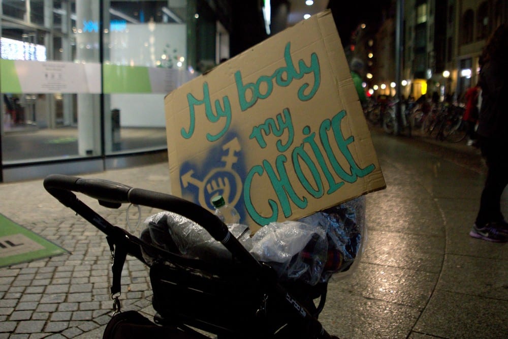 Mein Körper, meine Entscheidung. Foto: Alexander Böhm