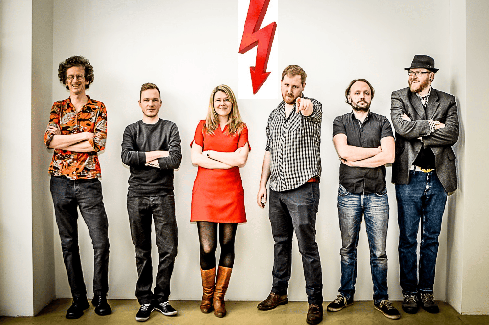 Lesebühne Schkeuditzer Kreuz. Foto: Eva Siegmund/Kurt Mondaugen