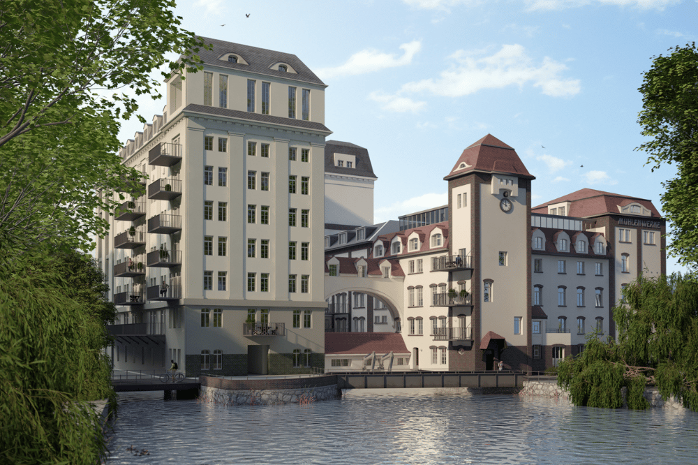 Visualisierung Muehlenwerke Stahmeln. Quelle: Instone Leipzig