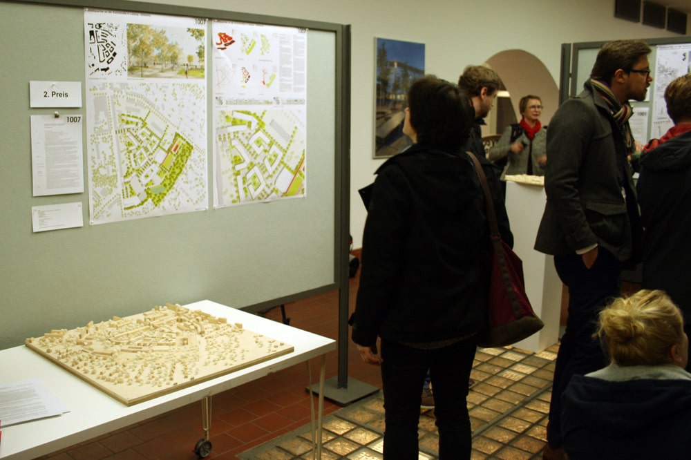 Ausstellung zum neuen Stadtquartier an der Kolmstraße. Foto: Ralf Julke