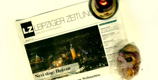 Leipziger Zeitung zu Weihnachten. Foto: Ralf Julke
