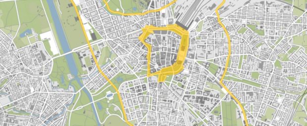 Das Projektgebiet. Karte: Stadt Leipzig