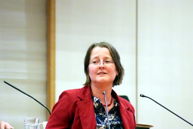 Annette Körner (B90/Die Grünen) im Stadtrat Leipzig. Foto: L-IZ.de