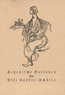  »Hebräische Balladen«, Gedichtband von Else Lasker-Schüler, 1913. Gemeinfrei.