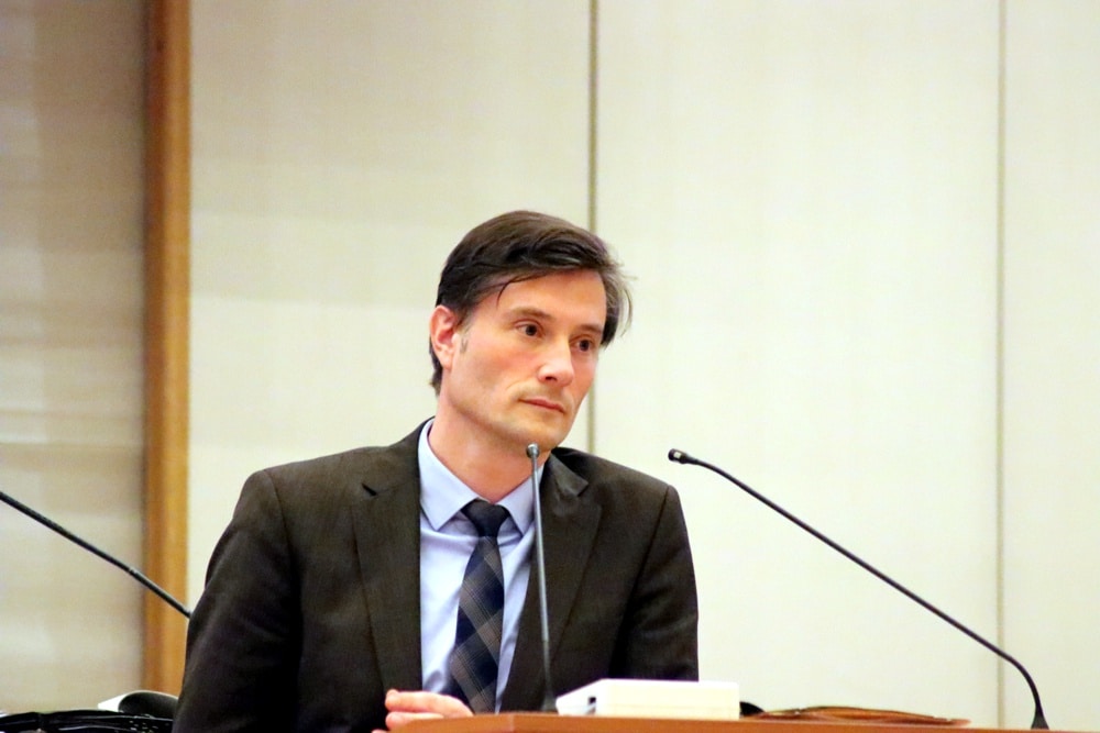 Ordnungsbürgermeister Heiko Rosenthal im Stadtrat Leipzig. Foto: L-IZ.de