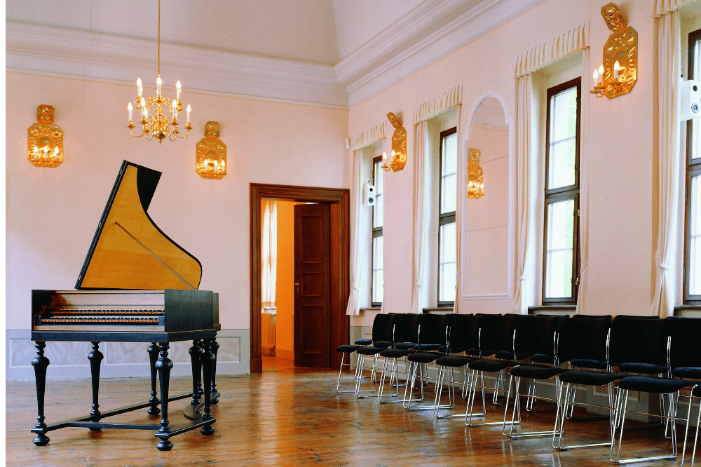 Im Sommersaal des Bach-Museums Leipzig finden Konzerte statt. © Bach-Museum Leipzig/Martin Klindtworth
