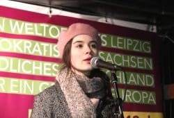 Selma Roth vom Landesschülerrat und dem Leipziger Jugendparlament. Foto: L-IZ.de
