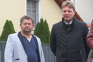 FVSL-Geschäftsführer Uwe Schlieder (links) und Präsident Dirk Majetschak. Foto: Jan Kaefer