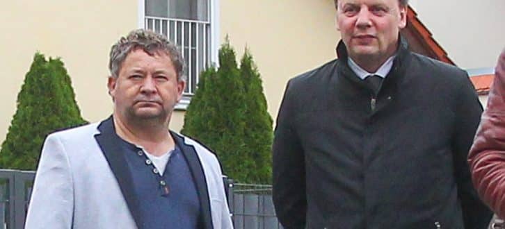 FVSL-Geschäftsführer Uwe Schlieder (links) und Präsident Dirk Majetschak. Foto: Jan Kaefer
