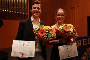 Die beiden Lortzing-Preisträger 2019: Anna Maria Schmidt und Anton Haupt © Siegfried Duryn