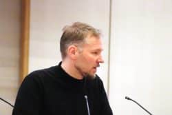 Mathias Weber (Linke) im Stadtrat. Foto: LZ