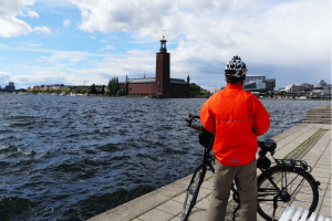 Mit dem Rad in Stockholm © Gundolf Schmidt