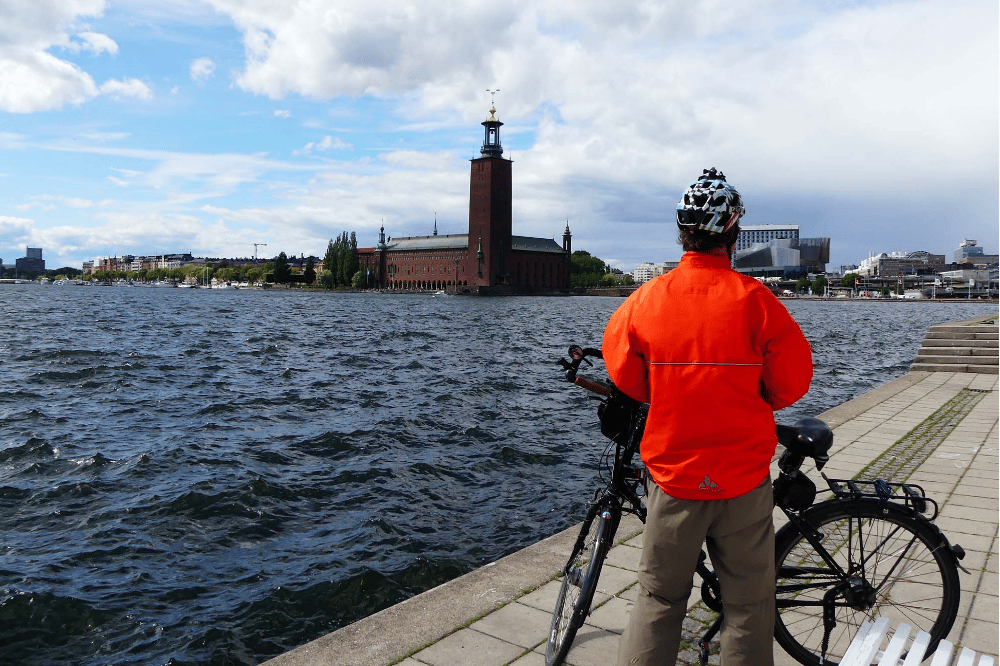Mit dem Rad in Stockholm © Gundolf Schmidt