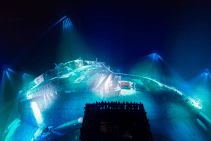Panorama TITANIC aus der Draufsicht, Foto Tom Schulze (c) asisi