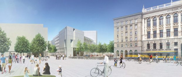 Siegerentwurf von Henchion Reuter Architekten, Berlin/Dublin. Visualisierung: Henchion Reuter Architekten, Berlin/Dublin