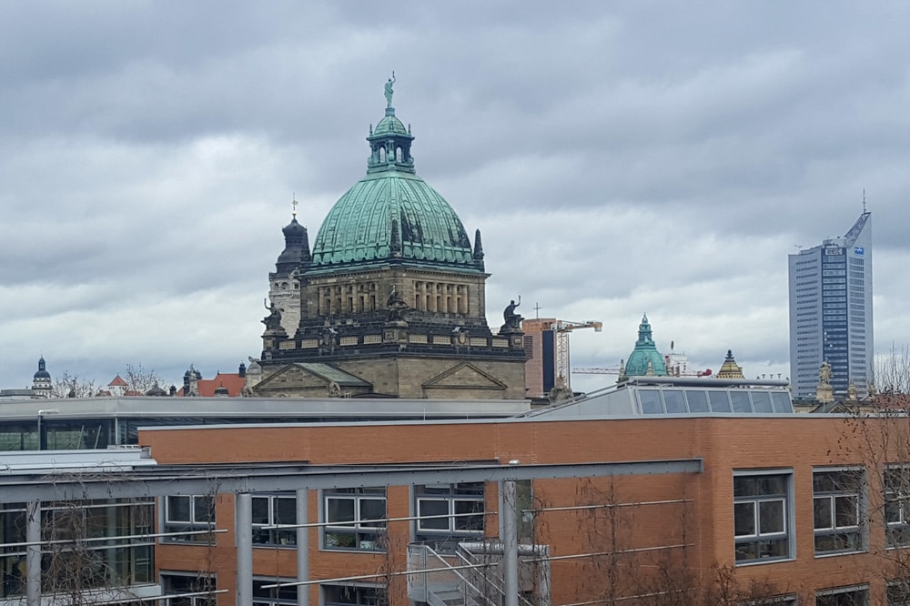 Über Leipzigs Dächern. Foto: Marko Hofmann
