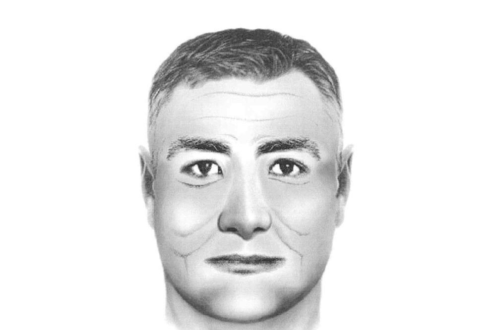 Phantombild des 2. Mannes (auf Grundstück). Foto: PD Leipzig