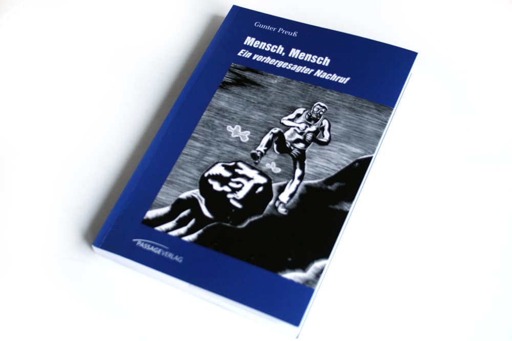 Das passende Cover zum Brief: Gunter Preuß "Menscch, Mensch". Foto: Ralf Julke