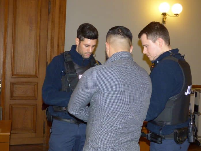 Chaliel A. (25) soll bei dem Raub dabeigewesen sein. Foto: Lucas Böhme