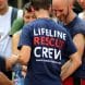 Die Mission Lifeline Crew am 4. August 2018 bei der Seebrücke-Demo in Leipzig. Foto: L-IZ.de