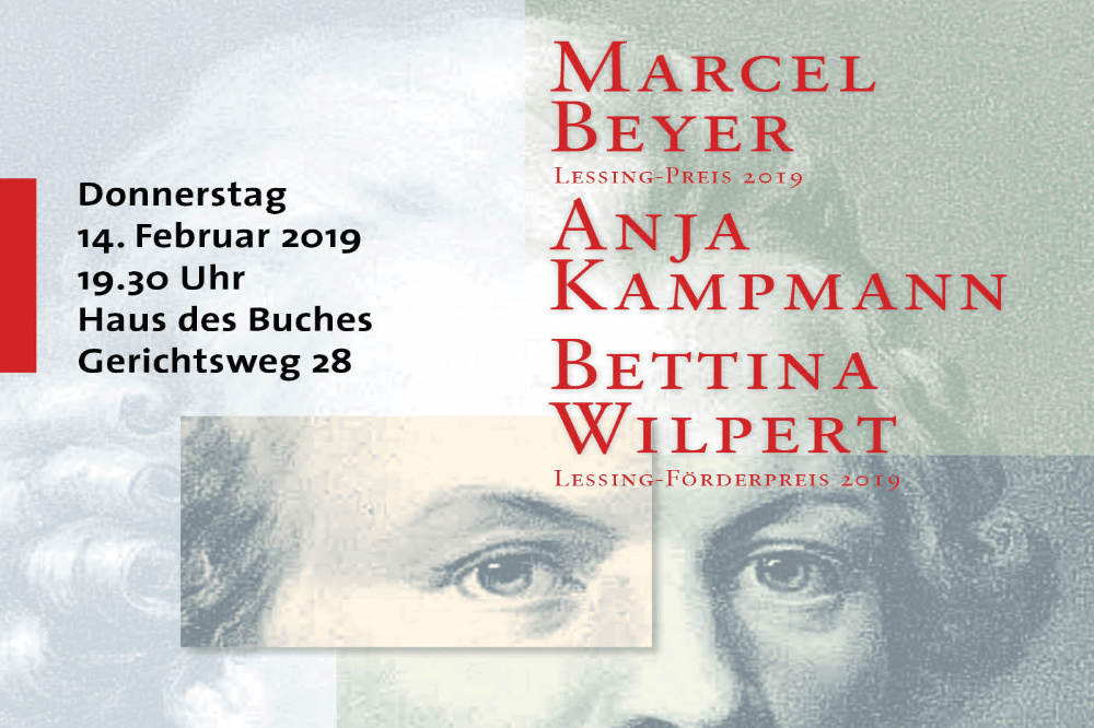 Lessing Preisträger 2019. Quelle: Sächsischer Literaturrat e.V.
