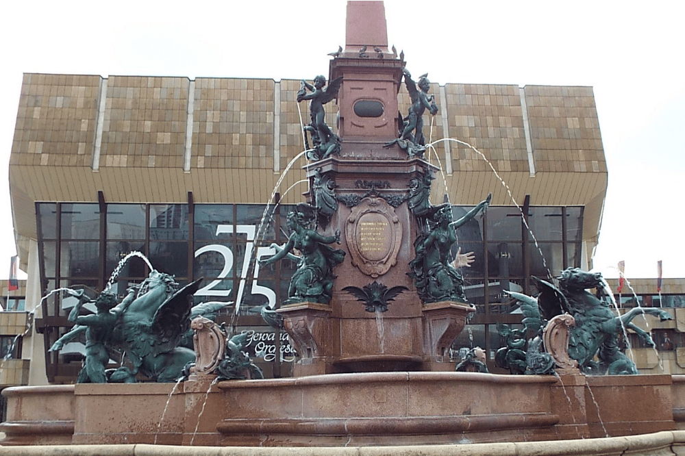 Mendebrunnen. Quelle: Stadtreinigung Leipzig