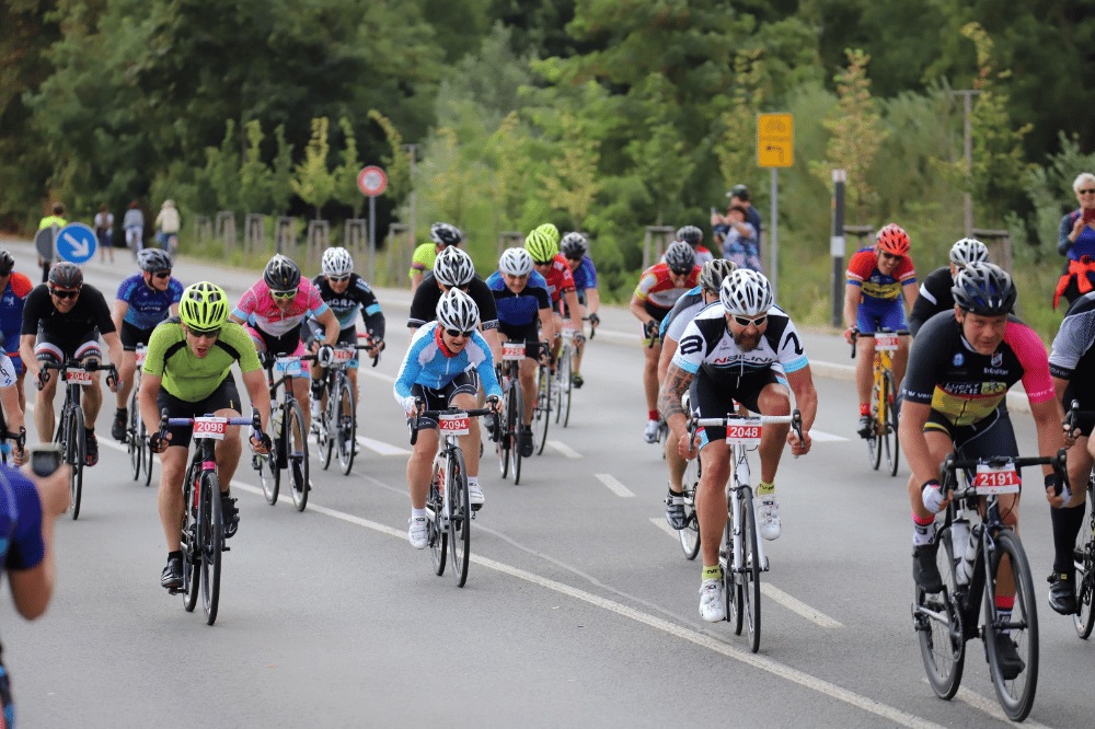 Zieleinfahrt. Quelle: Sportfreunde Neuseenland e.V.