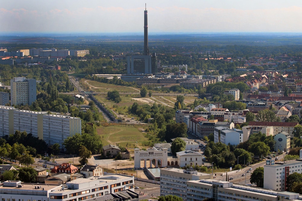 Das Gelände am Bayerischen Bahnhof. Foto: Stadt Leipzig