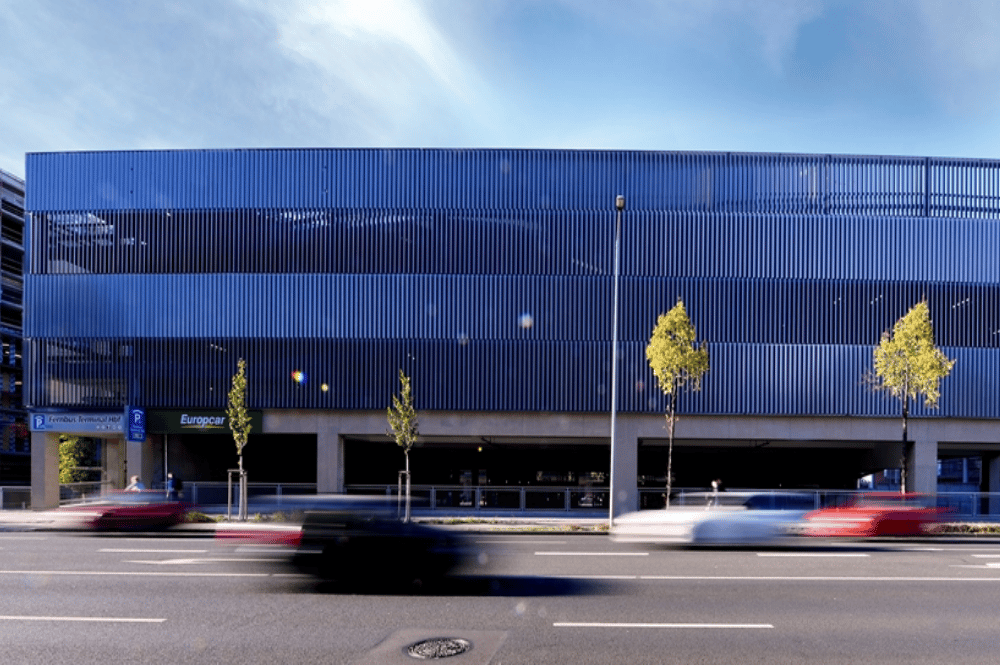 Parkhaus am Leipziger Hauptbahnhof. Quelle: Heico Halwas