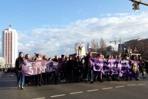 Demo am Internationalen Frauentag. Foto: René Loch