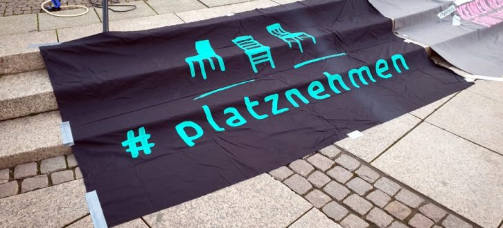 „Leipzig nimmt Platz“. Foto: L-IZ.de