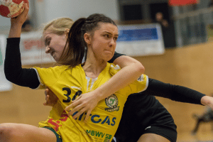 Rückraumspielerin Vanessa Kathner, Foto: Jens Teresniak