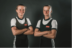 Ruder-Zwillinge Marion und Johanna Reichardt. Quelle: SC DHfK