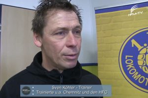 Sven Köhler - Trainer des VfB Auerbach - im Interview mit Sportpunkt. Screenshot: Sportpunkt