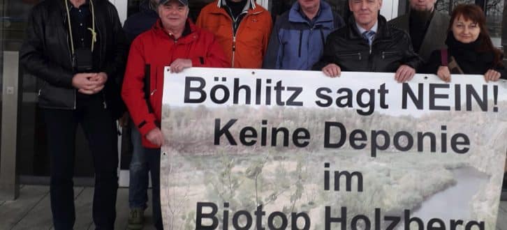 Mitglieder der Bürgerinitiative Böhlitz. Foto: BI Böhlitz