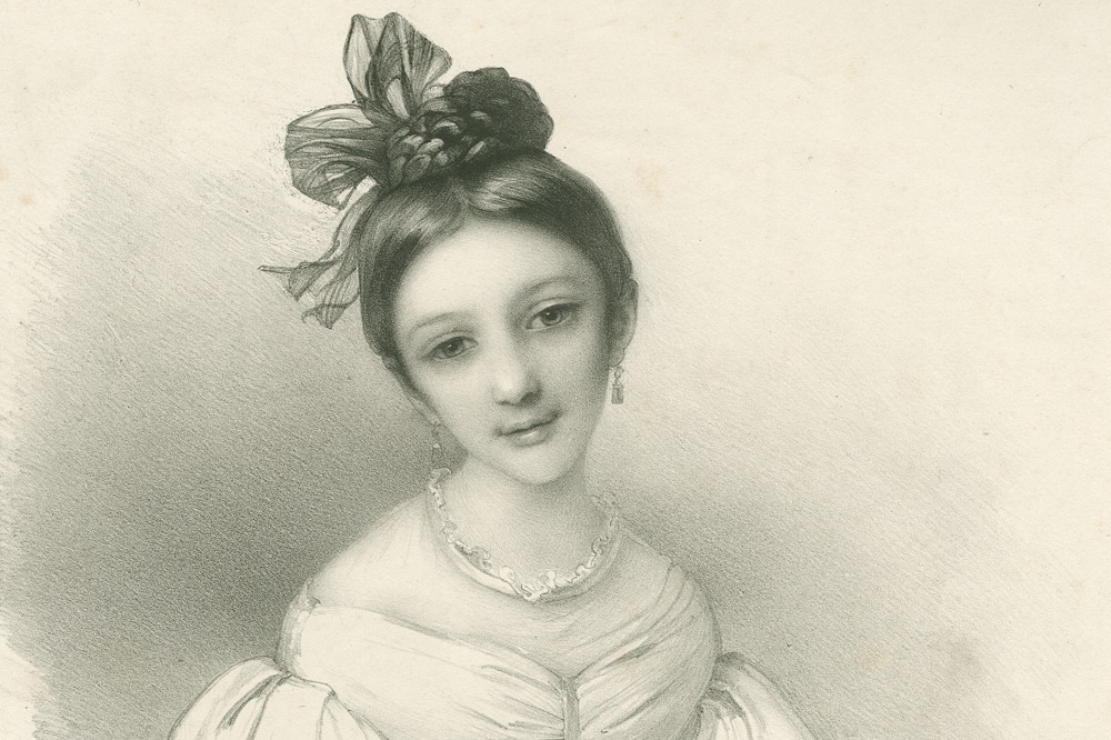 Eduard Fechner: Clara Wieck (1832). Foto: Robert-Schumann-Haus Zwickau