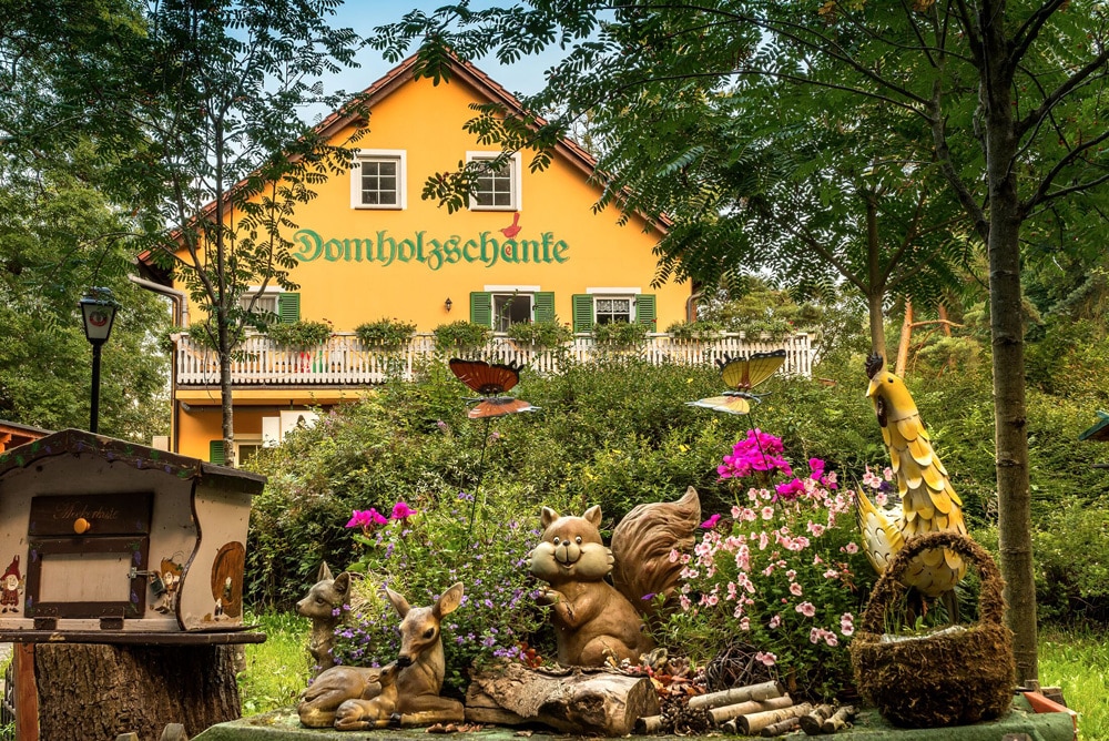 Die Domholzschänke mitten im Auenwald. Foto: Daniel Reiche