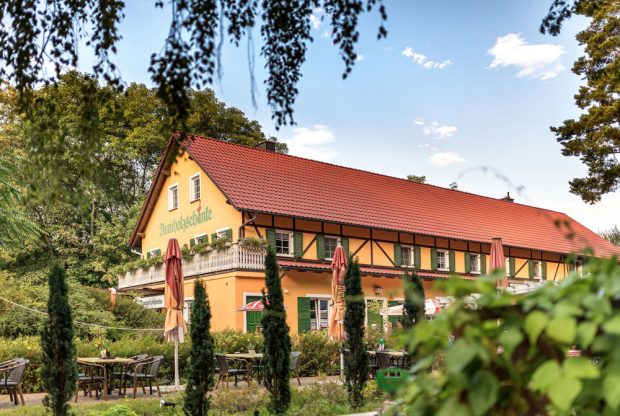 Die Domholzschänke mitten im Auenwald. Foto: Daniel Reiche