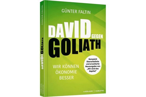 Günter Faltin: David gegen Goliath. Cover: Murmann / Haufe