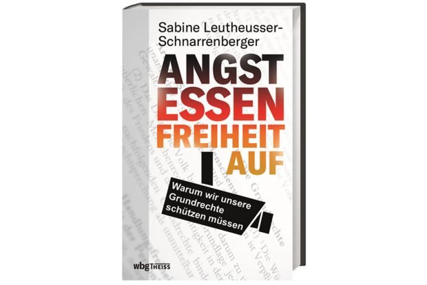 Sabine Leutheusser-Schnarrenberger: Angst essen Freiheit auf.Cover: WBG Verlag