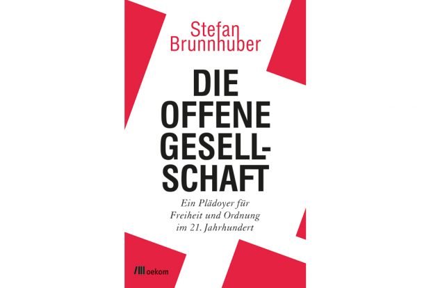 Stefan Brunnhuber: Die offene Gesellschaft. Cover: oekom Verlag