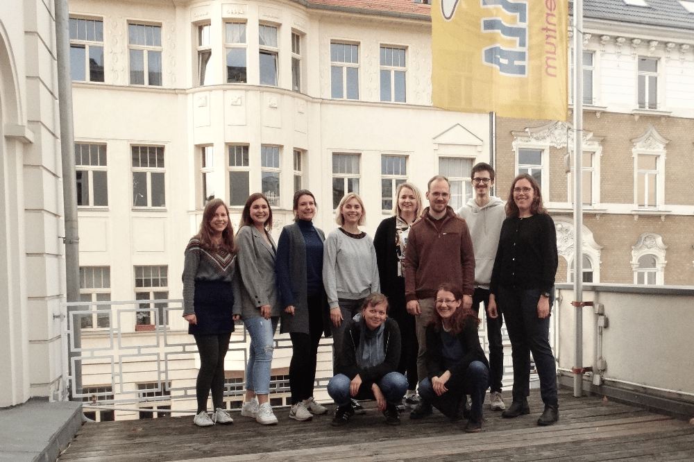 Das glückliche Team des Projekts. Quelle: Soziokulturelles Zentrum "Die VILLA"