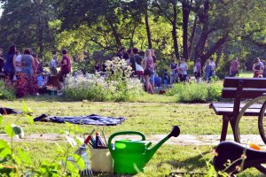 Die Palmengarten-Fläche zur Fete da la musique. Foto: Torben Klinkert
