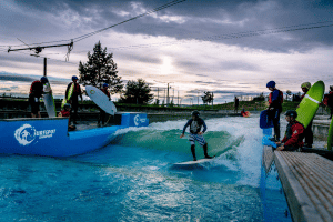 Kanupark Wellesurfen. © Kanupark Markkleeberg