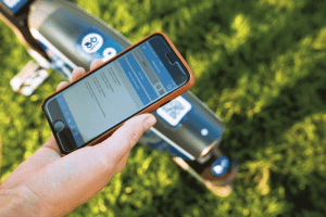 Mit der Leipzig Mobil-App ganz bequem Fahrräder von nextbike ausleihen. Foto: Leipziger Gruppe